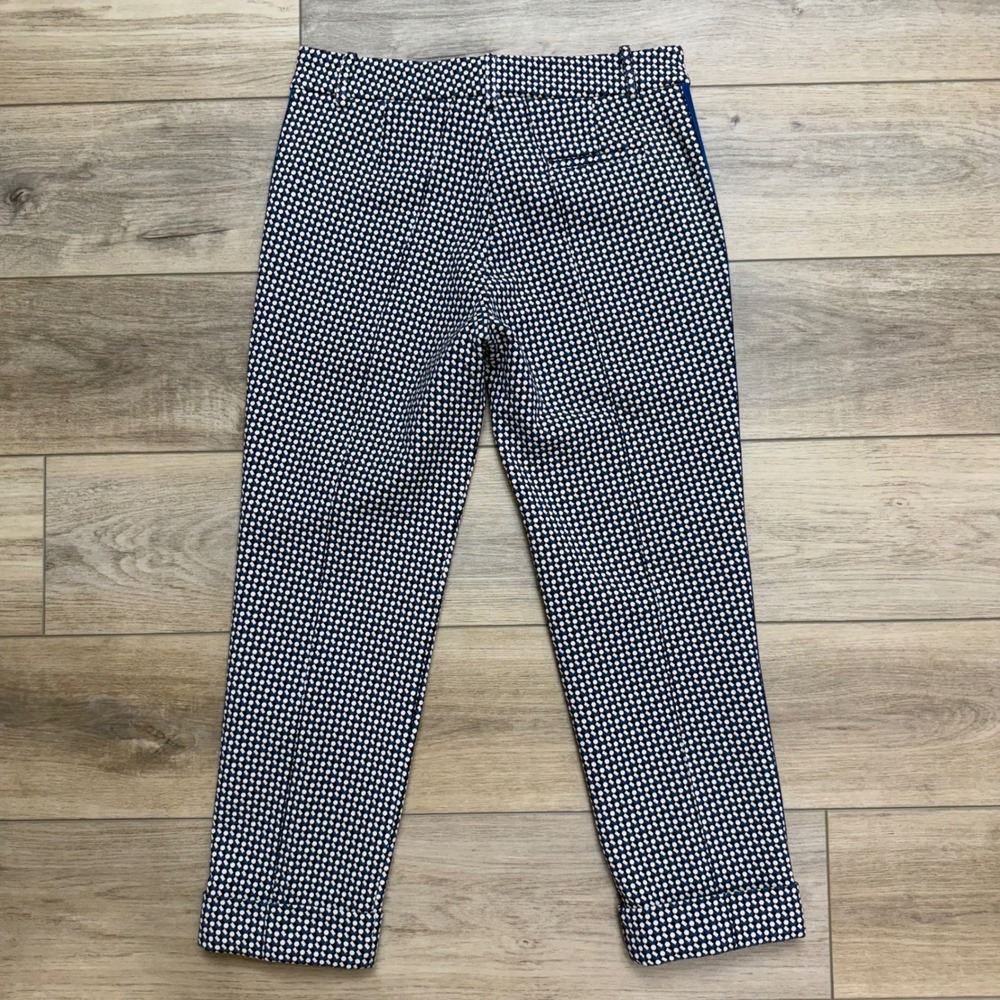 Silvia Tcherassi Patterned Side Stripe Cuffed Cro… - image 5